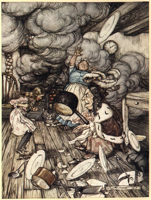 Alice's Adventures in Wonderland. Illustrated by Arthur Rackham. With a proem by Austin Dobson. (1907) | Arthur Rackham