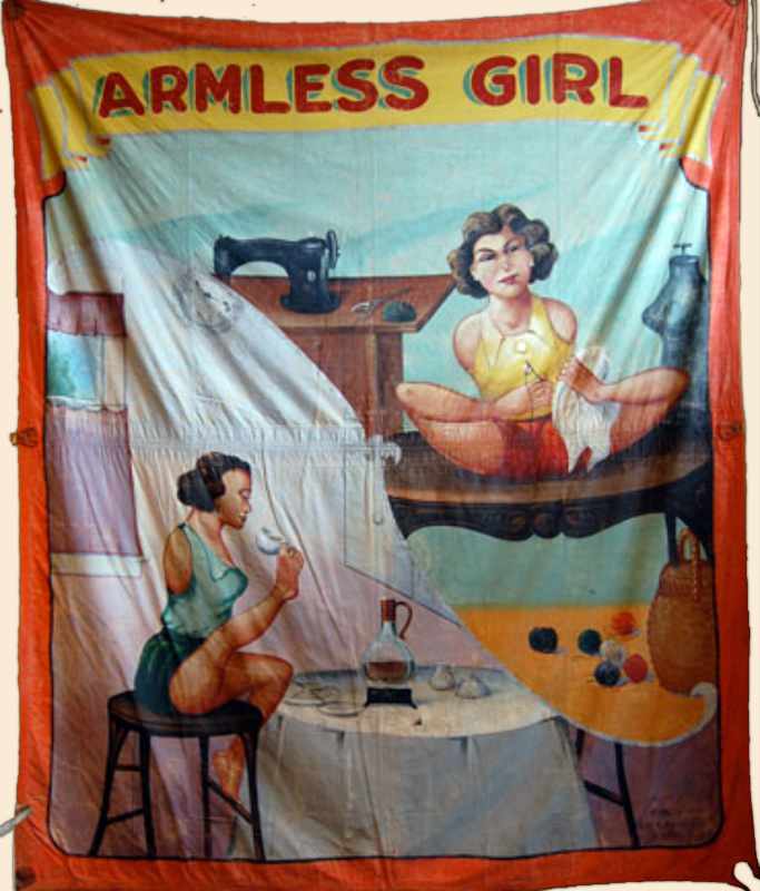 Image of Armless Girl