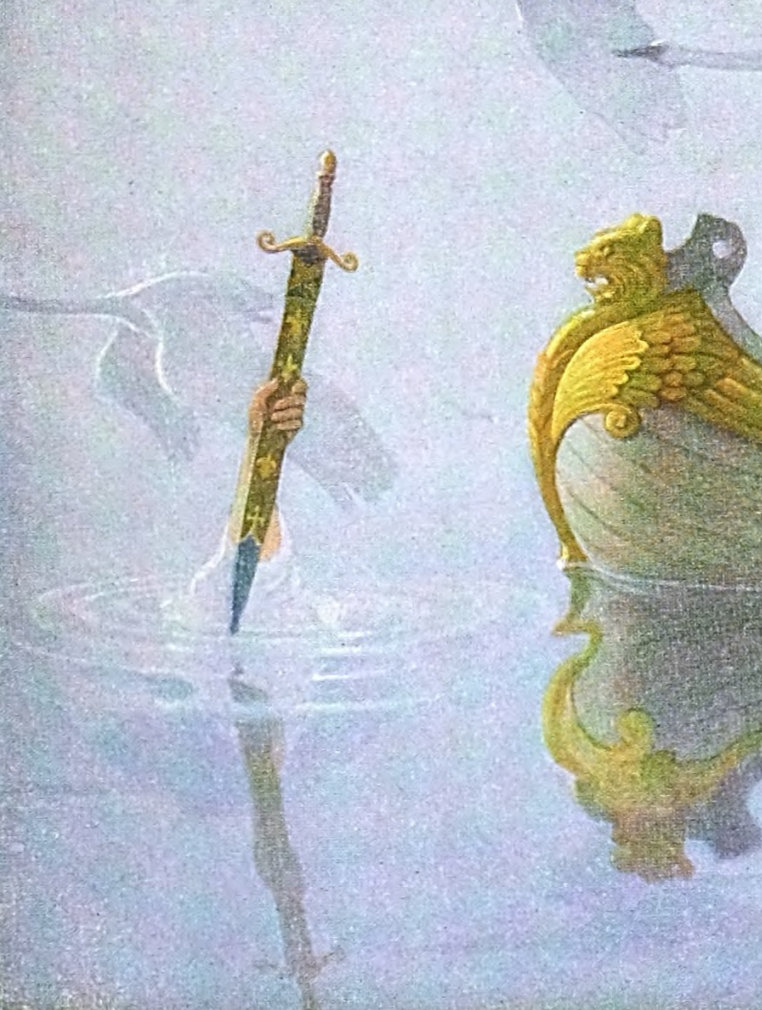 The Boy's King Arthur: Sir Thomas Malory's History of King Arthur and His Knights of the Round Table (1922, detail) | N. C. Wyeth