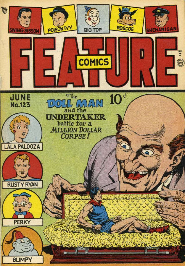 Feature Comics #123 (June 1948) | Bill Woolfolk, Dan Zolnerowich ?