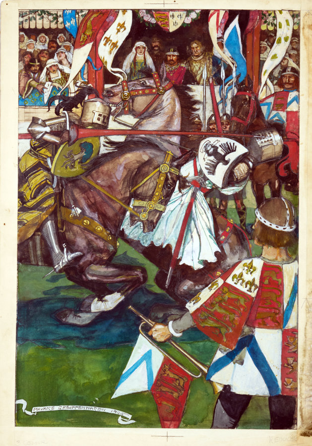 Ivanhoe, A Romance (T. C. & E. C. Jack, 1908) | Maurice Greiffenhagen