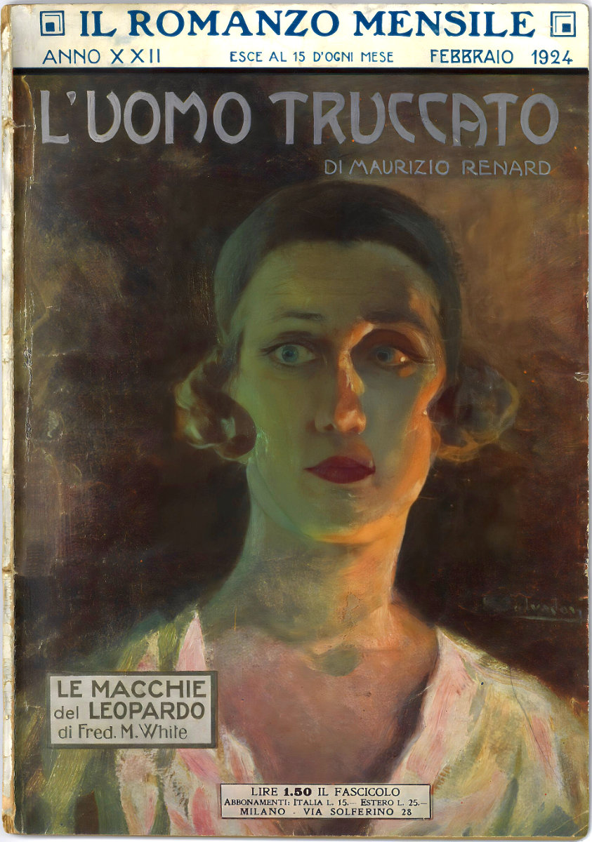 Cover of the Italian magazine Il Romanzo Mensile (1924) | Riccardo Salvadori