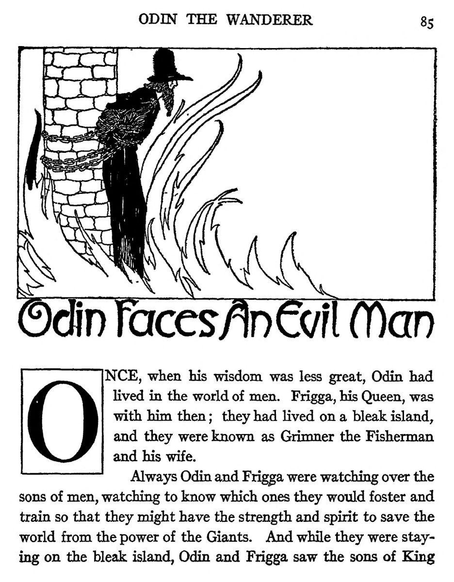 The Children Of Odin by Padraic Colum (1920) | Willy Pogany