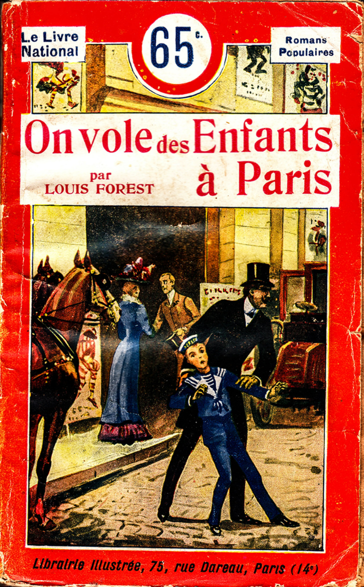 On vole des enfants à Paris (1908) | couverture anonyme