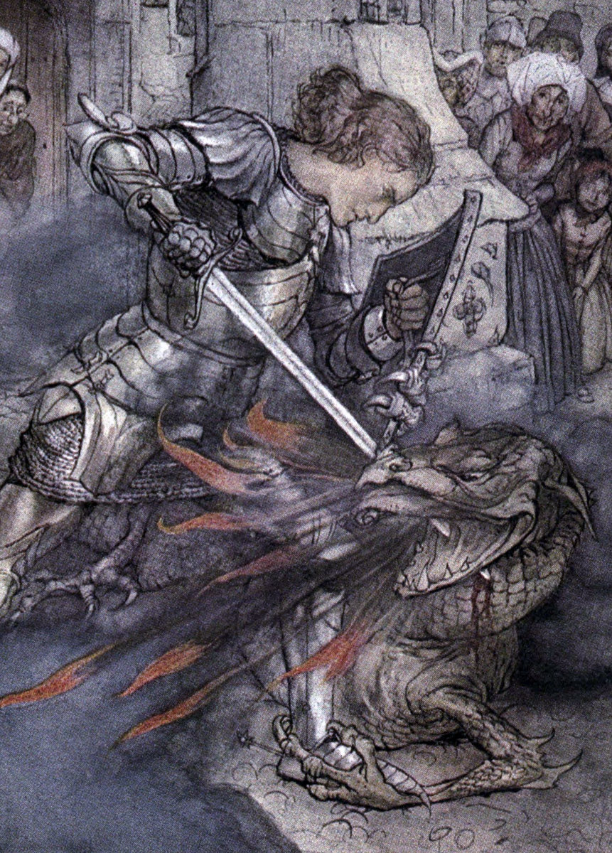 The Romance of King Arthur (1917, 1920) | Arthur Rackham