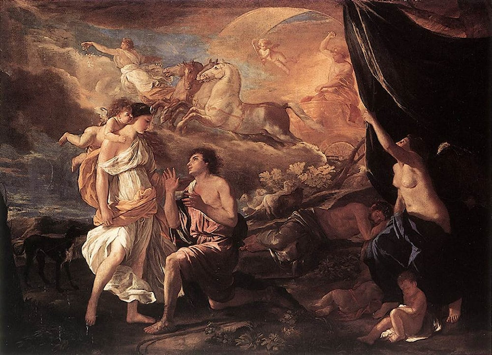 Selene and Endymion (c. 1630) | Nicolas Poussin