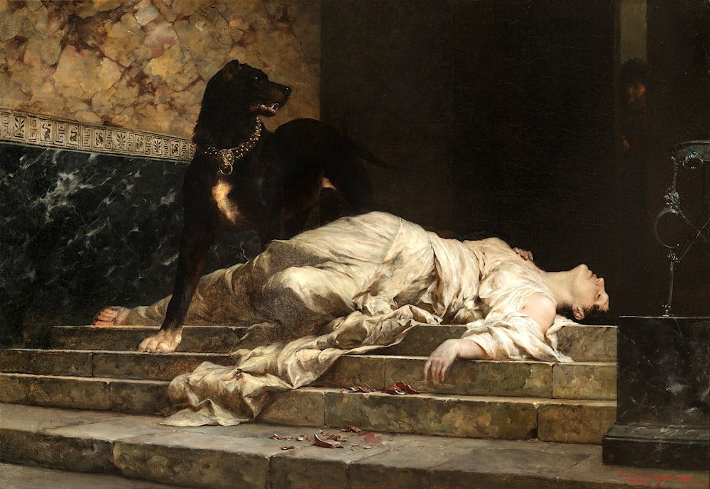 Selene Thrown Down By Argus (1886) | Ferdinand Keller