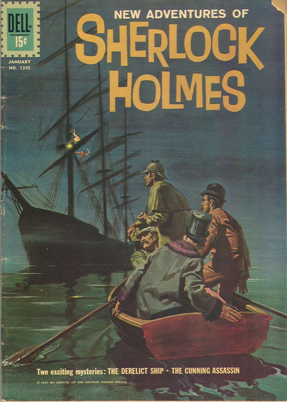 Four Color #1245 - New Adventures of Sherlock Holmes (November 1961-January 1962) | George Wilson