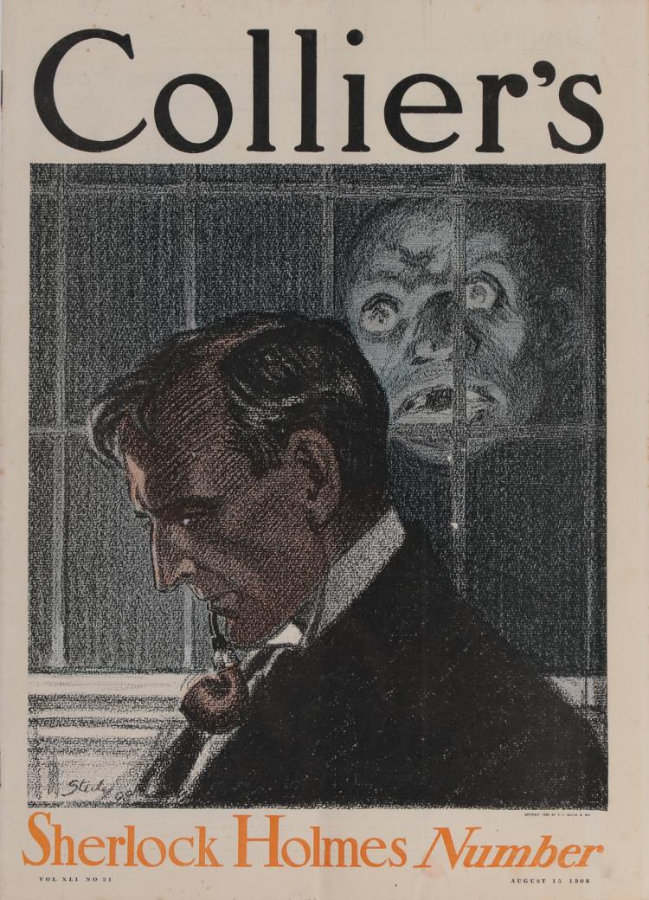The Singular Experience of Mr. John Scott Eccles in Collier's (August 15, 1908) | Frederic Dorr Steele