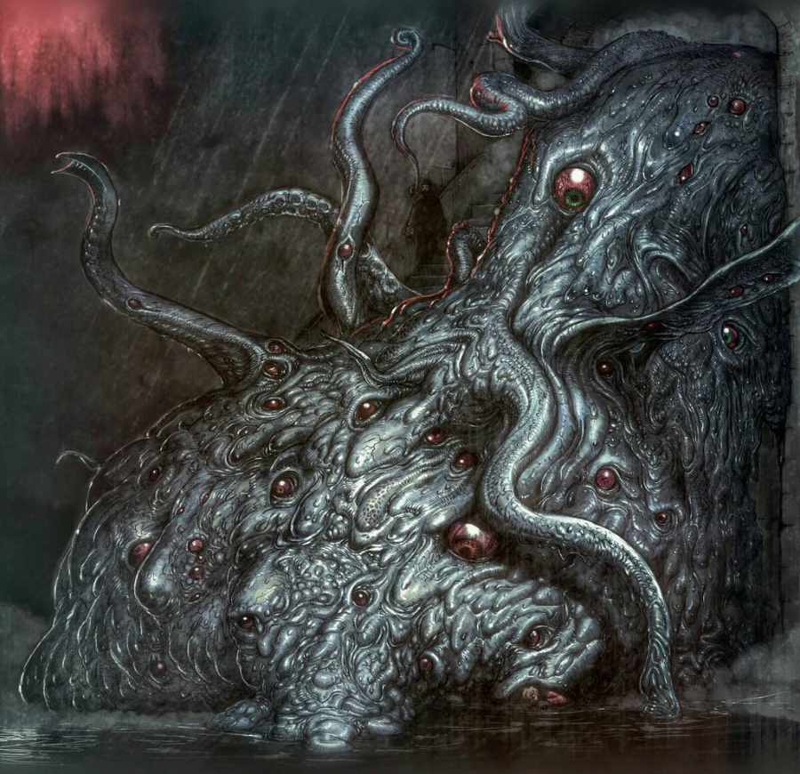 Artist depiction of a shoggoth | Nottsuo