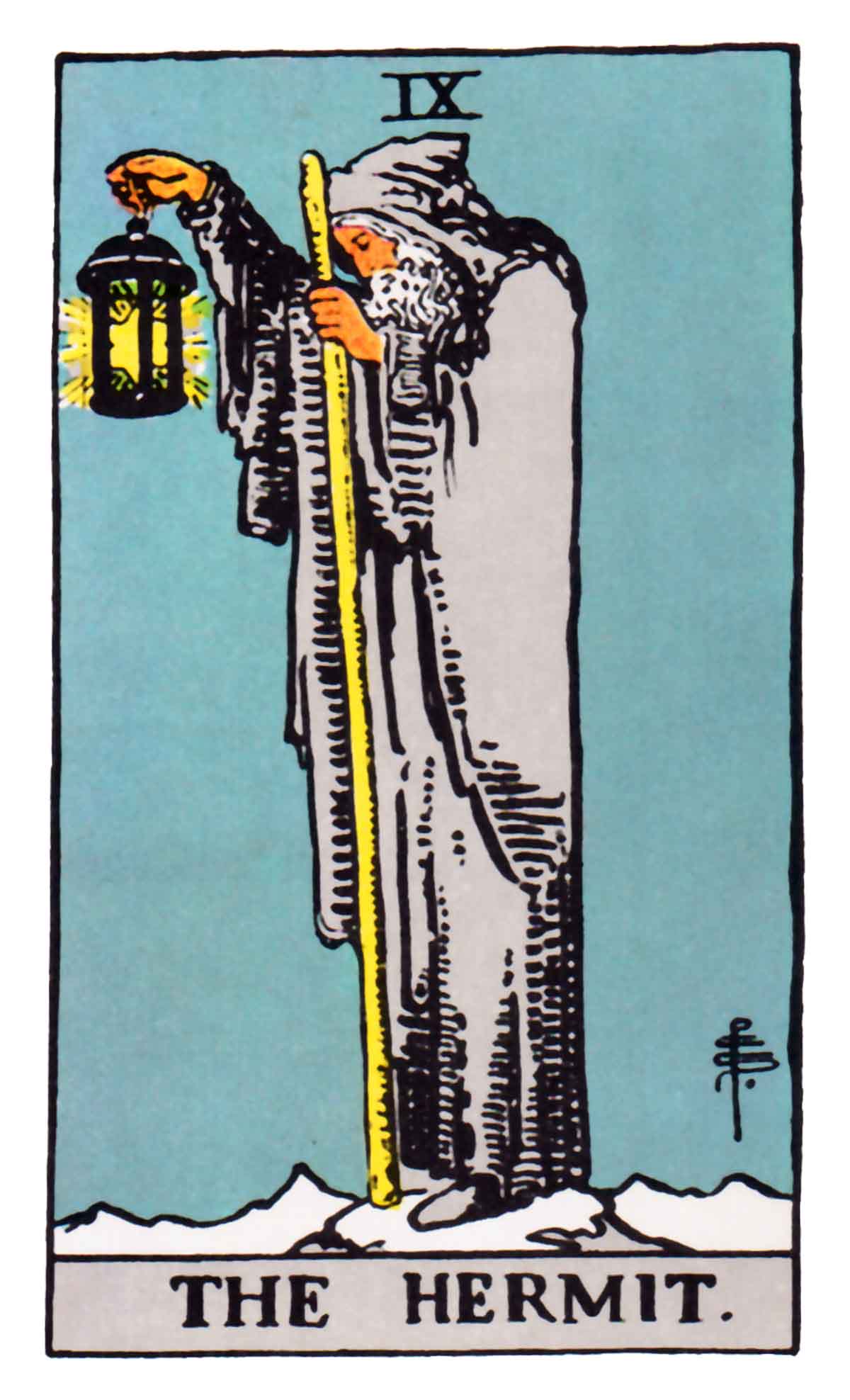 Image of Hermit (Tarot)