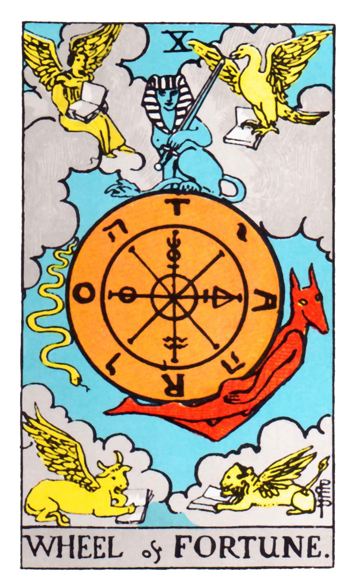 Image of Wheel of Fortune (Tarot)