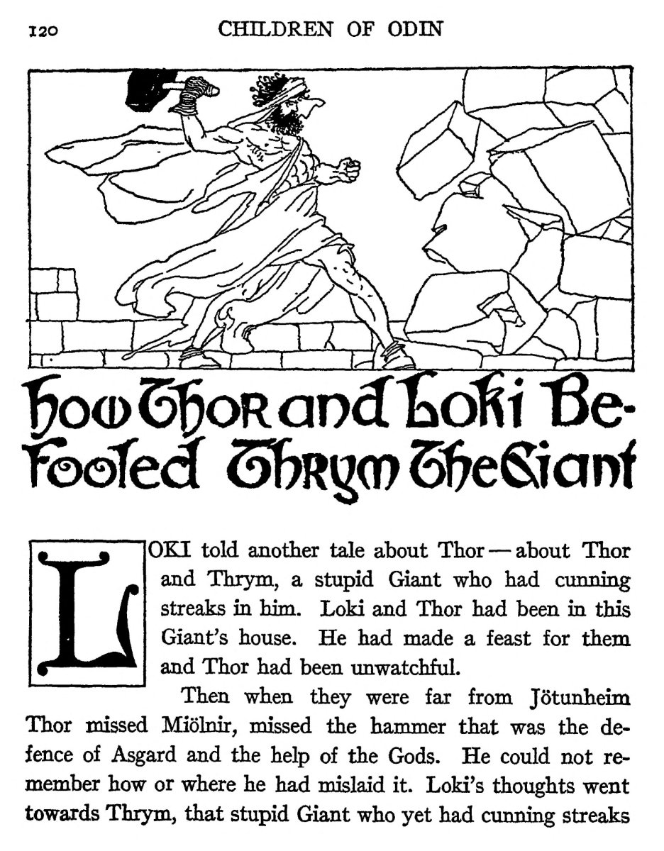 The Children Of Odin by Padraic Colum (1920) | Willy Pogany