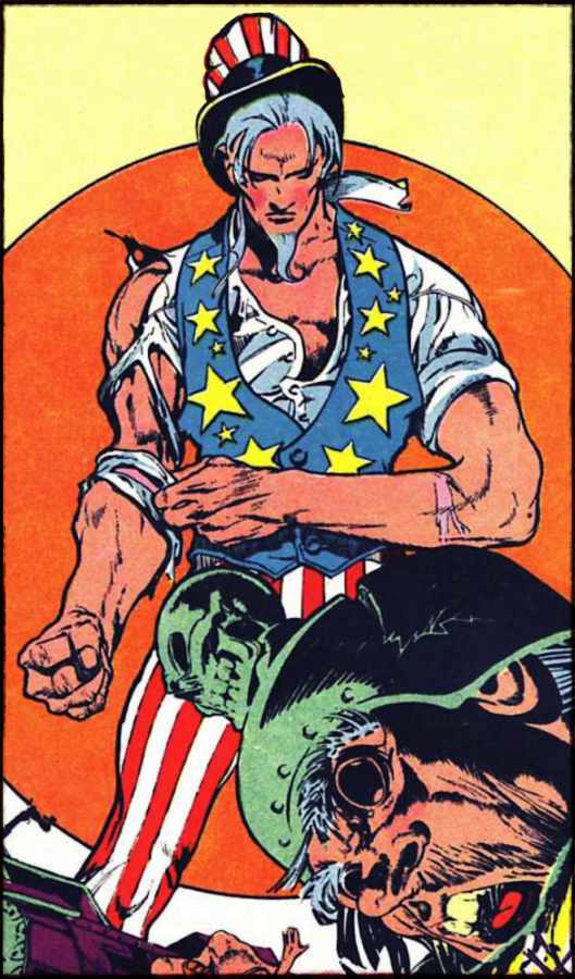 National Comics #21 (March 1942, Detail) | Lou Fine